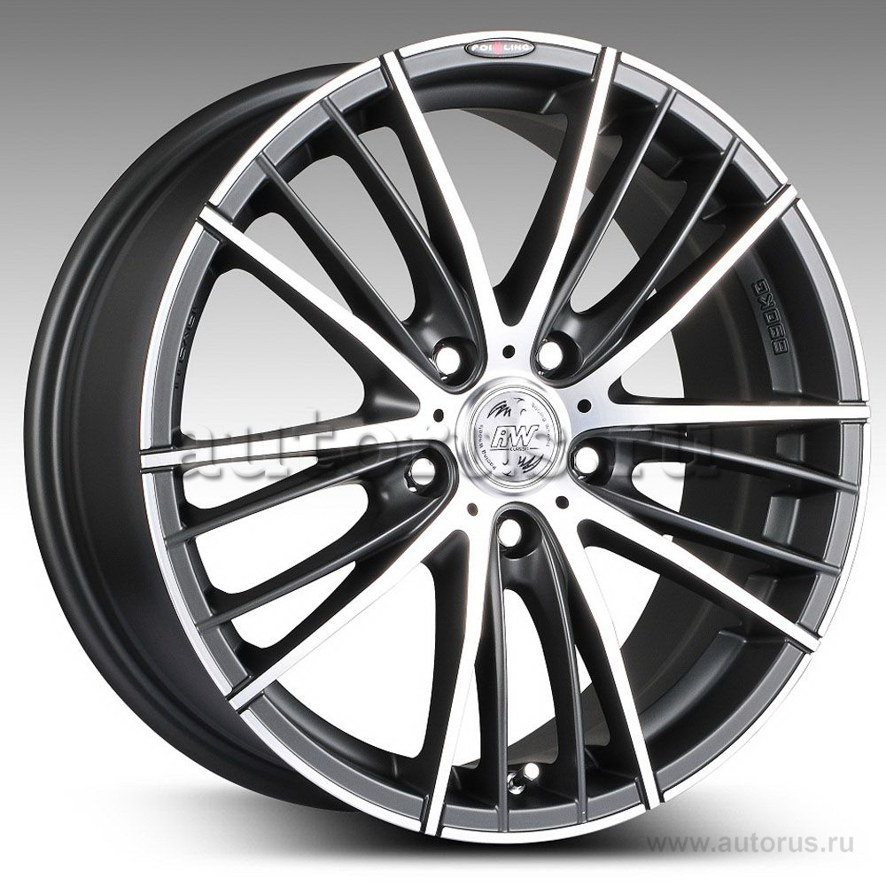 Диск литой R17 7J 5x114.3/67.1 ET35 RACING WHEELS Classic H-551 DB F/P 86002654394